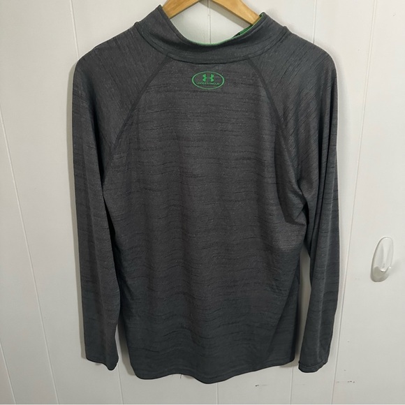 Under Armour Gray and Green Pullover - Picture 2 of 3